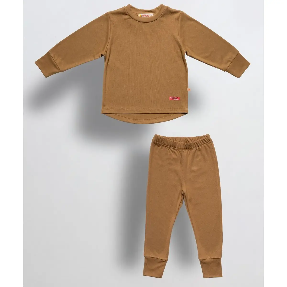 Tiffany Termal Pijama Takımı Hardal Tiffany Termal Pijama Takımı Hardal