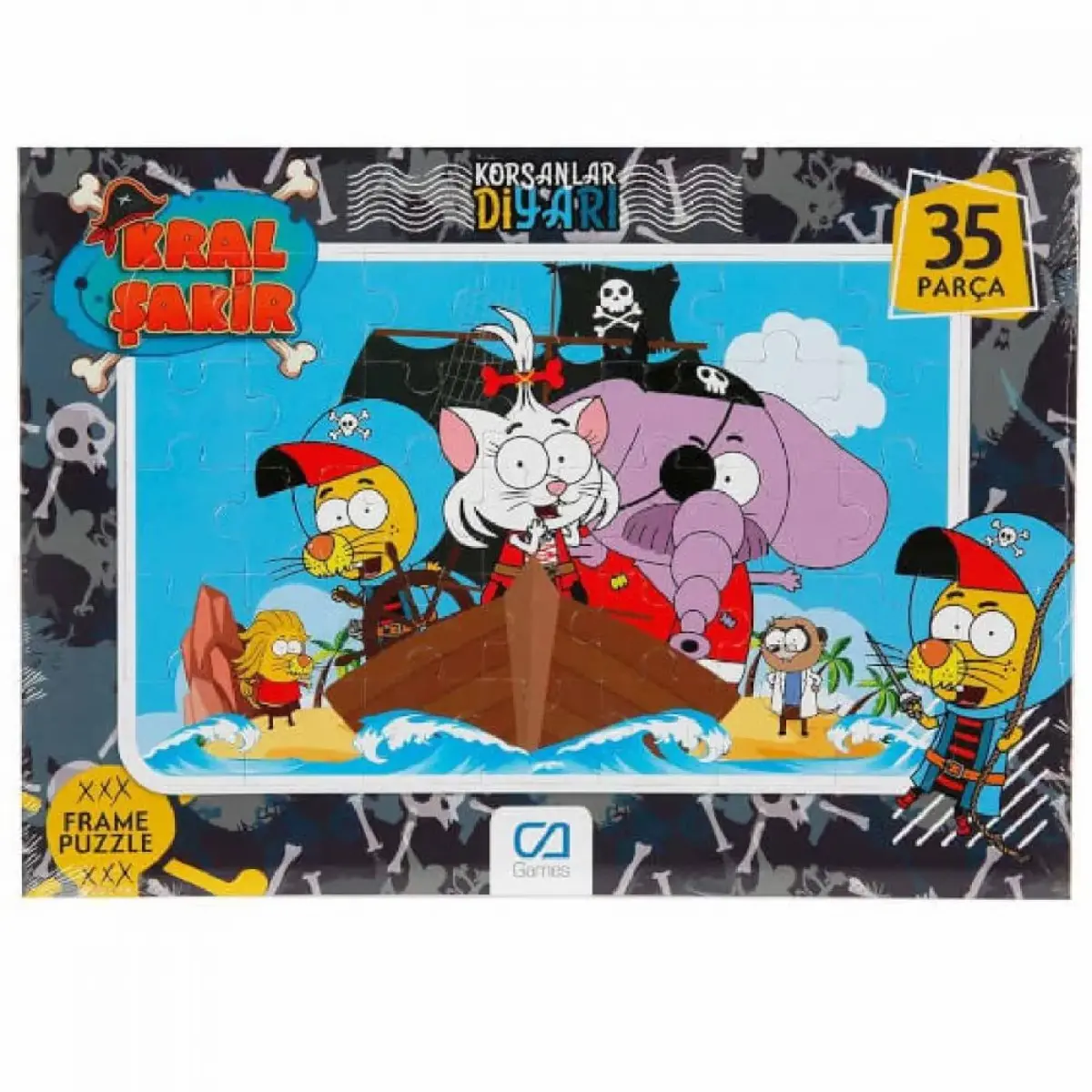 Ca Games Kral Şakir Frame Puzzle 35 Parça