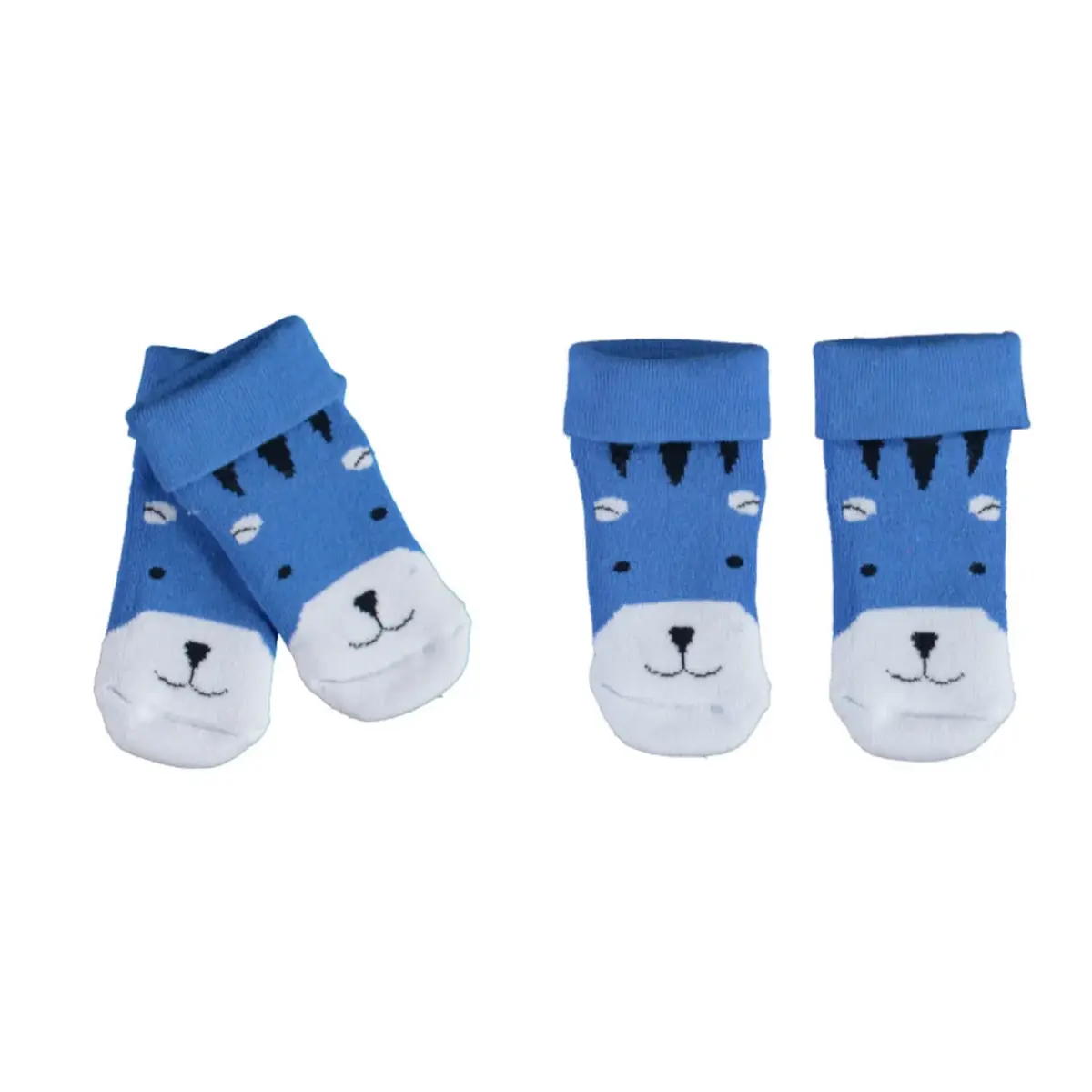 Bibaby Organik Çorap Soket Havlu Tiger Saks Bibaby Organik Çorap Soket Havlu Tiger Saks