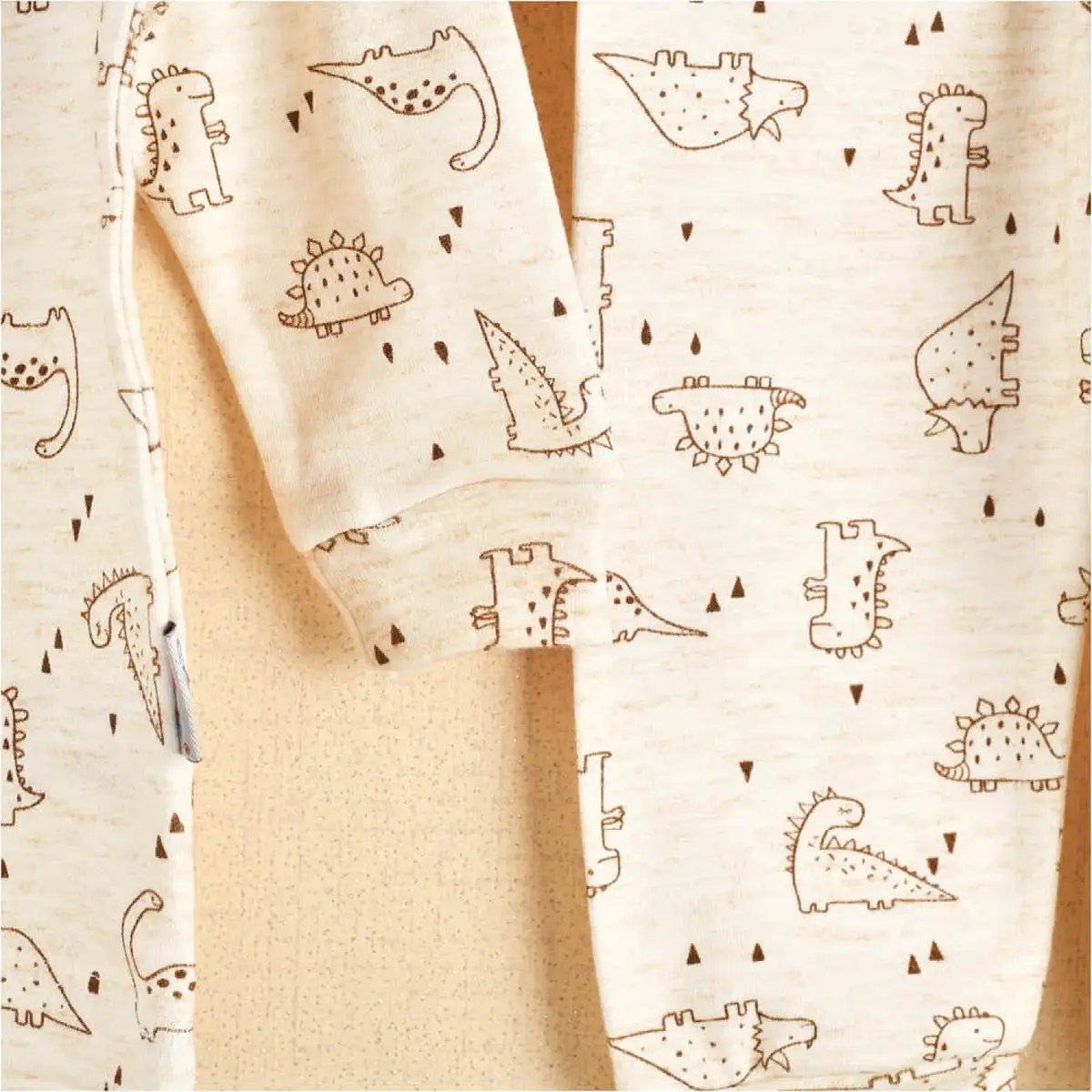 Rany Baby Kids Pijama Takımı Dinozor Kahverengi