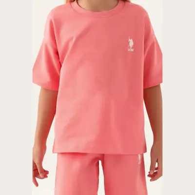 U.S. Polo 2li Takım Bermuda Neon Pembe