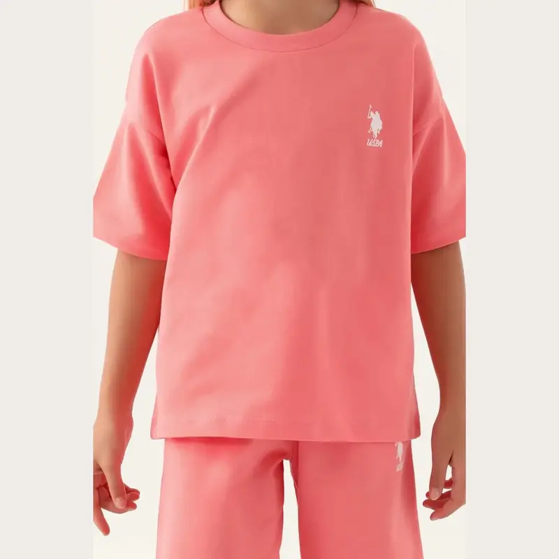 U.S. Polo 2li Takım Bermuda Neon Pembe