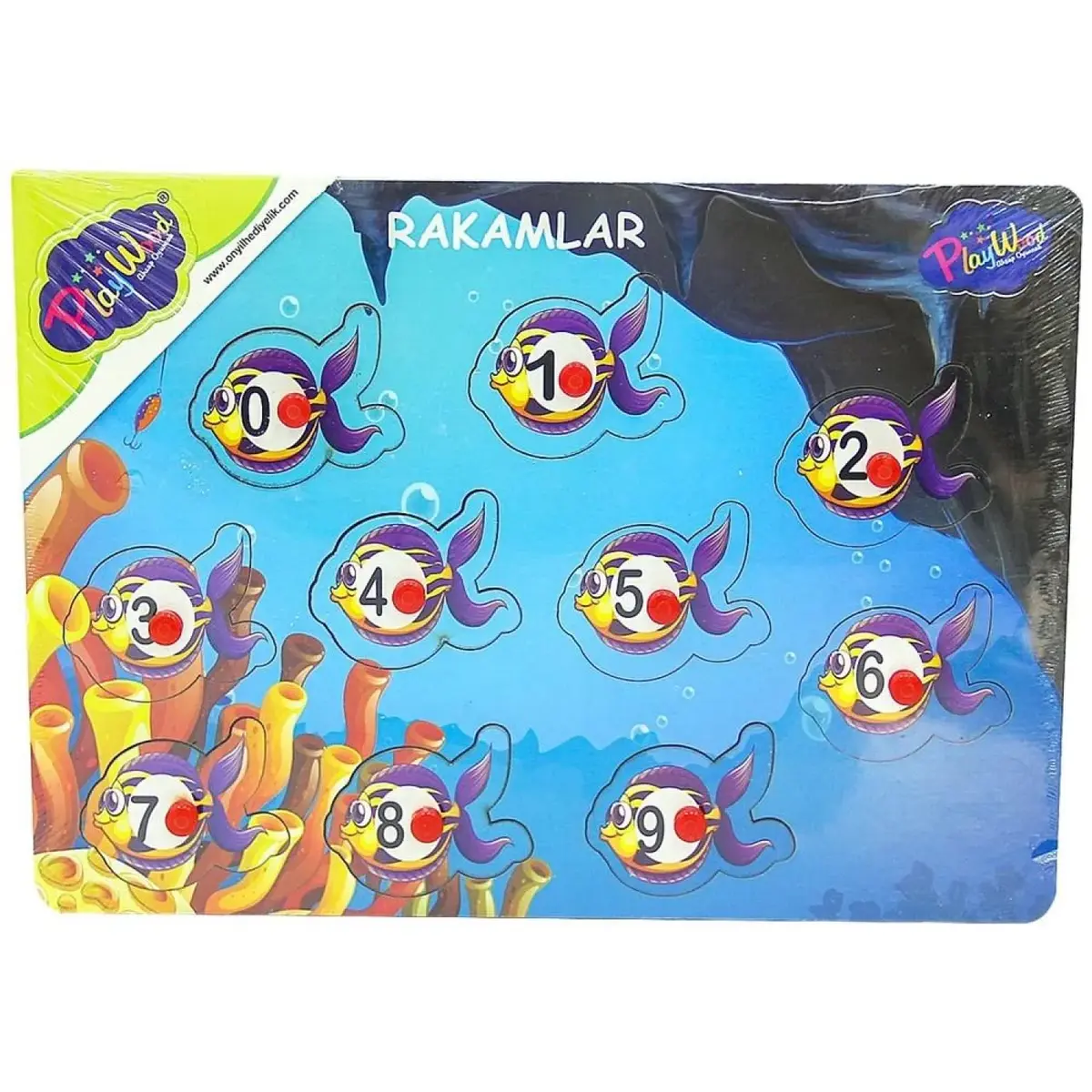 Playwood Ahşap Tutmalı Rakamlar