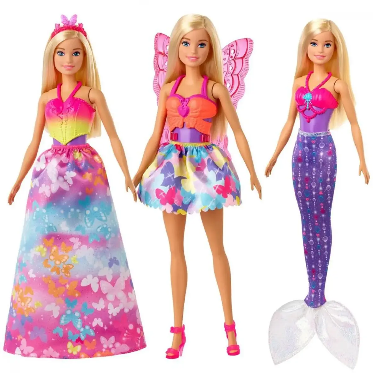 Barbie Dreamtopia Dönüşen Prenses Bebek Oyun Seti