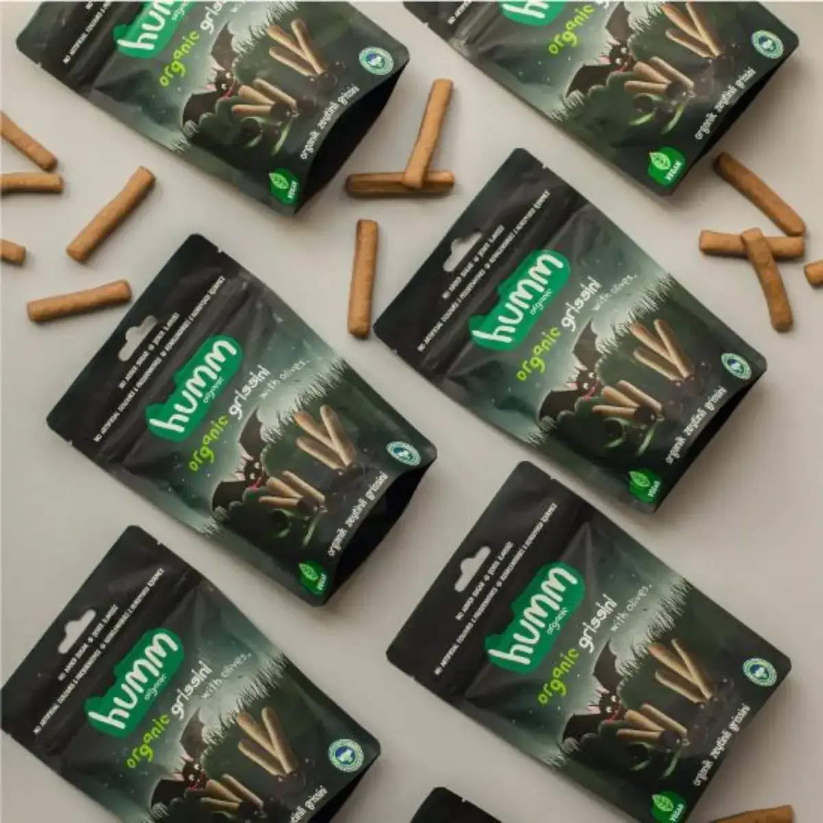 Humm Organik Vegan Zeytinli Grissini 55 gr