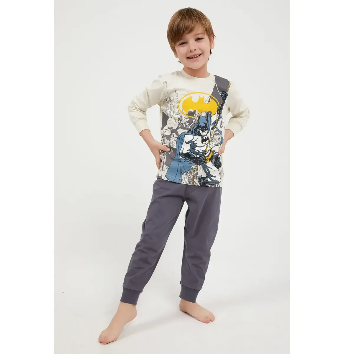 RolyPoly Batman Pijama Takımı Kemik