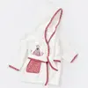 Bibaby Organik Bornoz Takımı Little Love Rose Dry