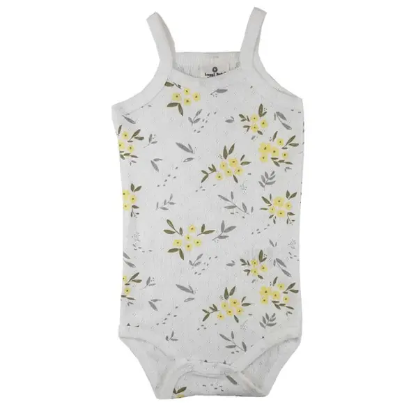 Luggi Baby Organik Body İp Askılı Jakarlı