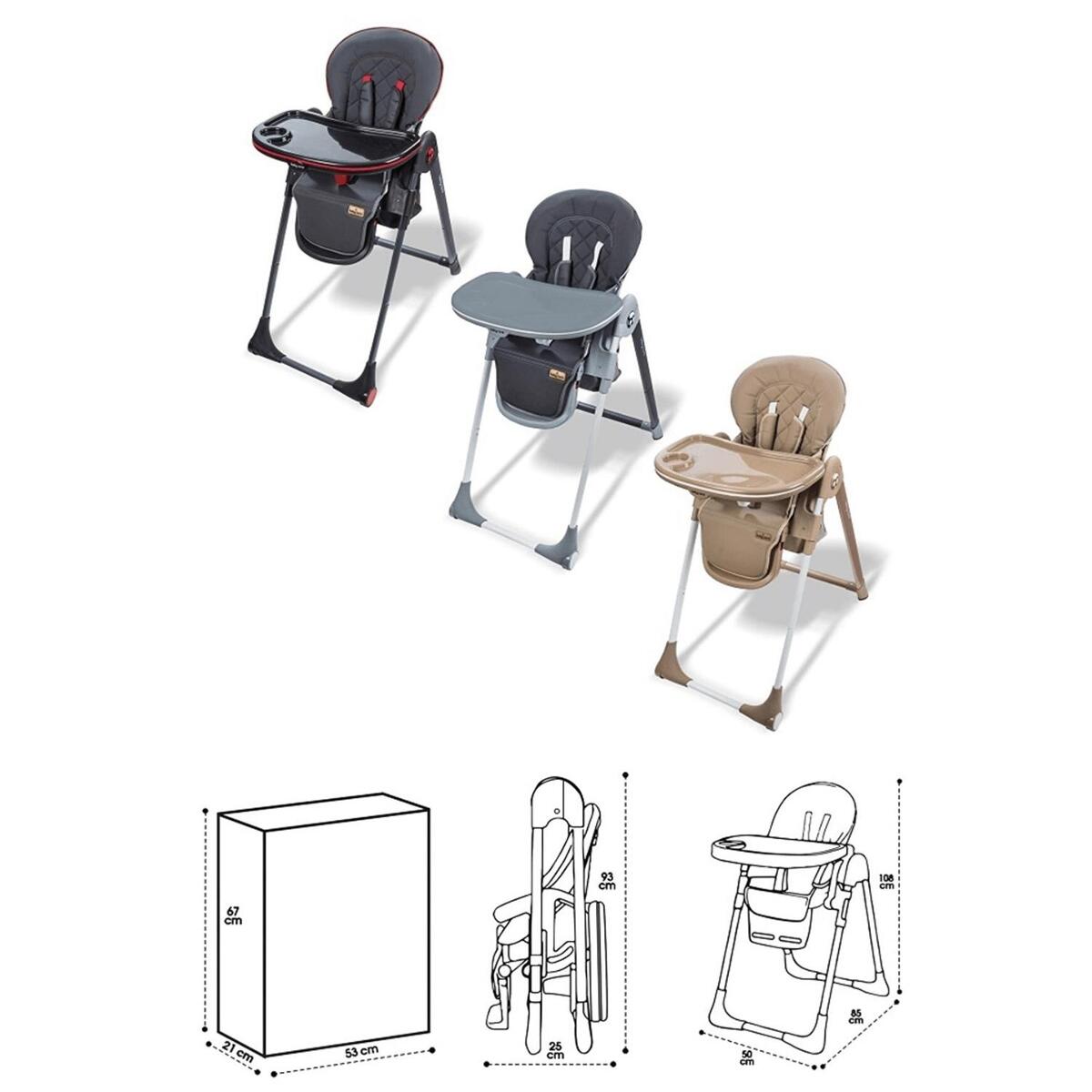 Baby Care Multiflex Mama Sandalyesi Gri