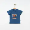 Winimo T-Shirt Basketball Baskılı İndigo