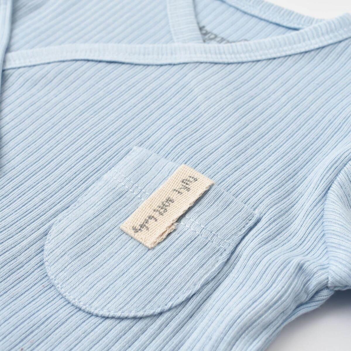 Bibaby Organik Zıbın Takımı 3lü Soft Modal Mavi