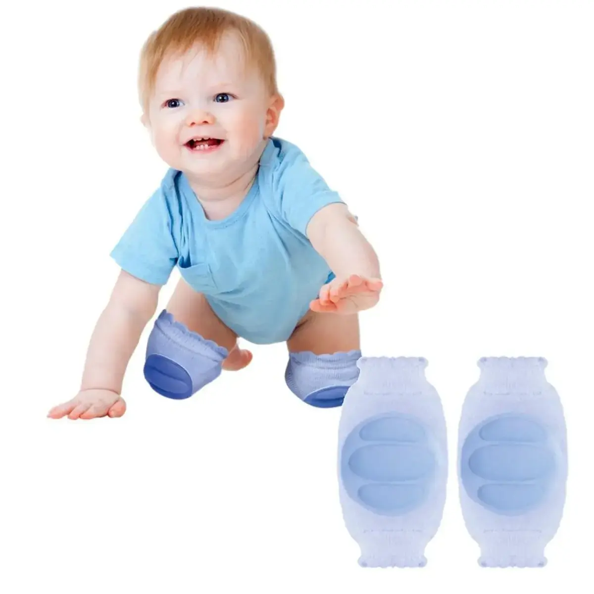 Sevi Bebe Emekleme Dizliği Mavi