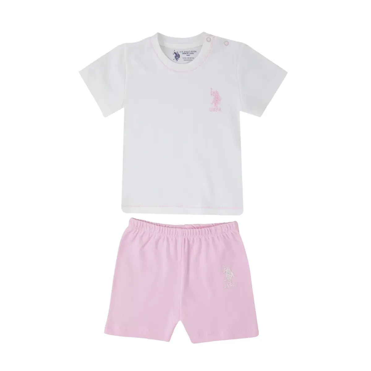 U.S. Polo 2li Takım T-Shirt Krem