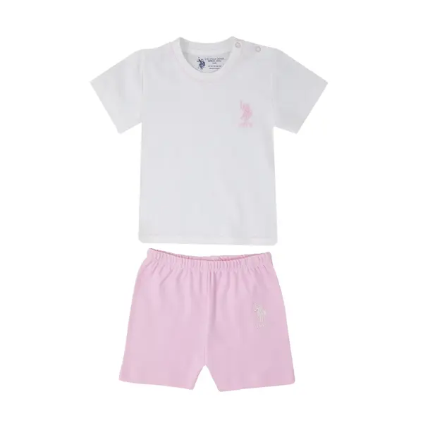 U.S. Polo 2li Takım T-Shirt Krem