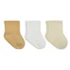 Bistyle Soket Çorap Penye 3lü Little Love Girl Somon - Ekru - Natural