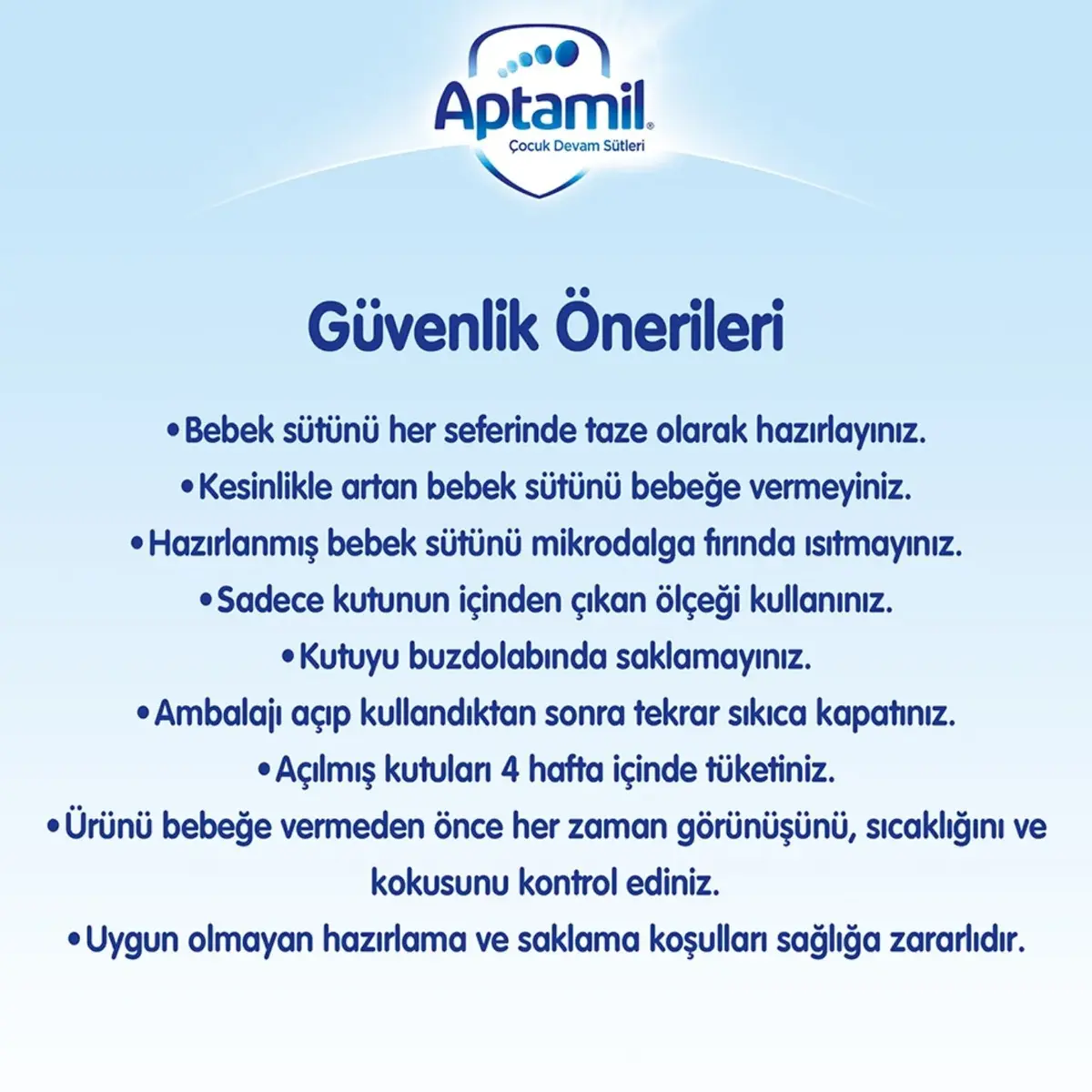 Aptamil 1 Devam Sütü 800 Gr x2