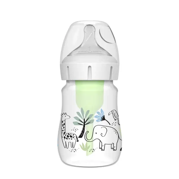 Dr Browns PP Biberon Geniş Ağız Anti-Kolik Options+ Orman Fil Desenli 150 ml 