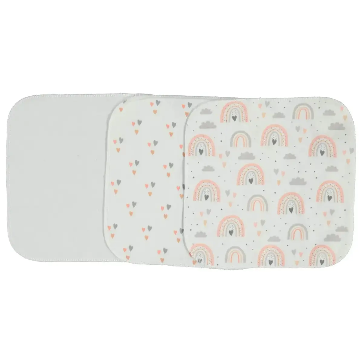 Bibaby Organik Mendil 6lı Rainbow Ekru