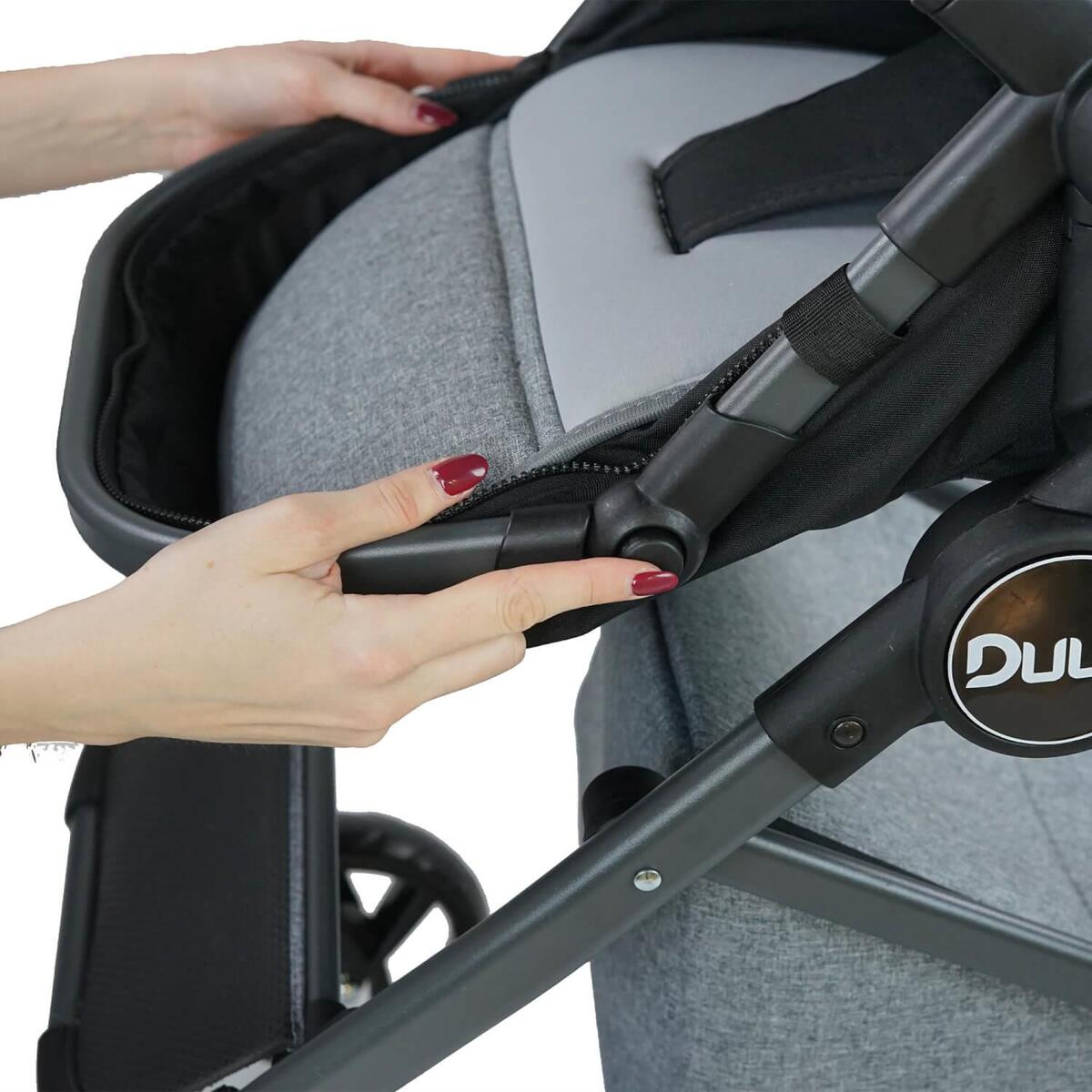 Duux Hill Travel Sistem Bebek Arabası Gri