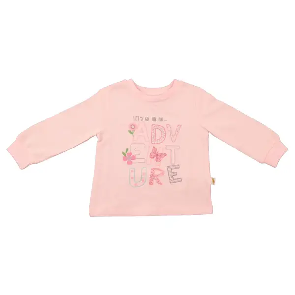 Mini Damla Sweatshirt Adventure Pembe