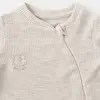 Bibaby Organik Tulum Fermuarlı Nature In Waffle Kahve Melanj