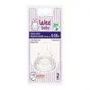Wee Baby Geniş Ağızlı Yuvarlak Uçlu Silikon Biberon Emziği 6+ Ay