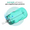 Mamajoo Akıtmaz Pipetli Bardak 270 ml Yeşil 