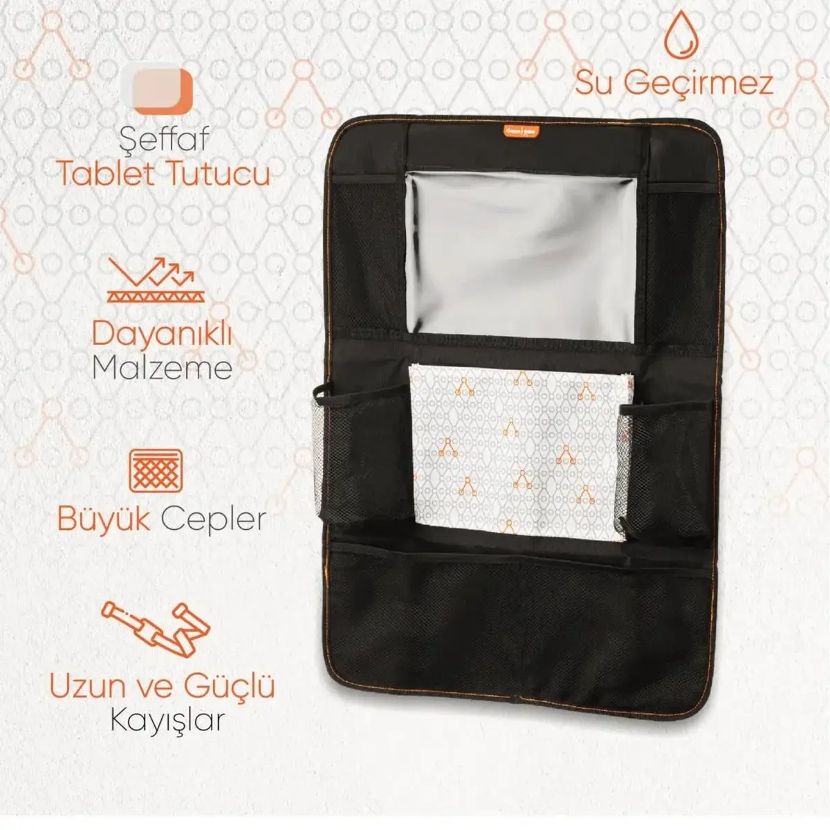 Gezenbebe Araba İçin Tablet Düzenleyici