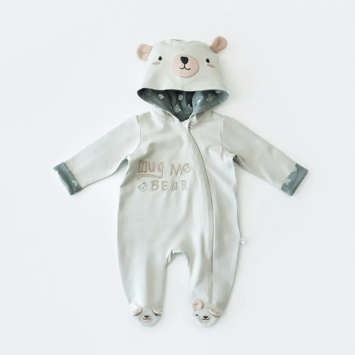 Bibaby Organik Tulum Hug Me Bear Yeşil