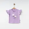 Winimo T-Shirt Cupcake Baskılı Lila