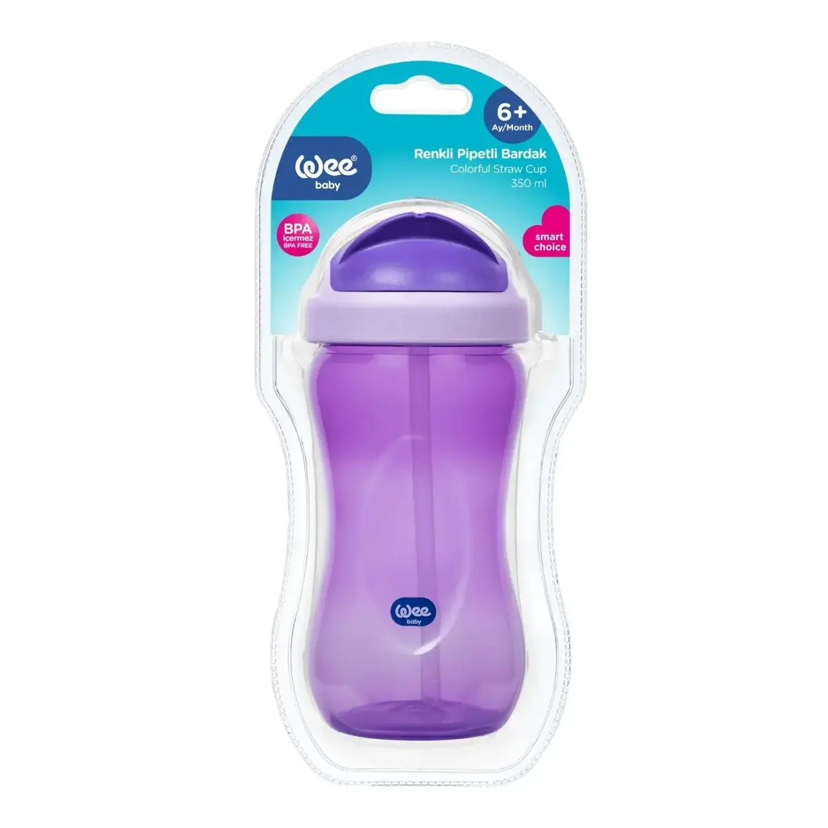 Wee Baby Renkli Pipetli Bardak