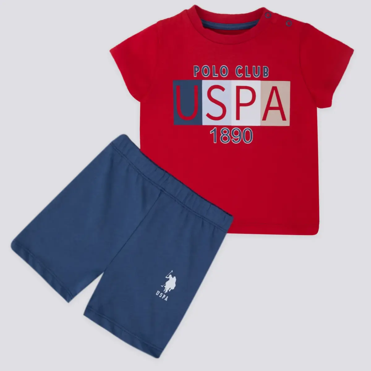 U.S. Polo 2li Takım T-Shirt Kırmızı