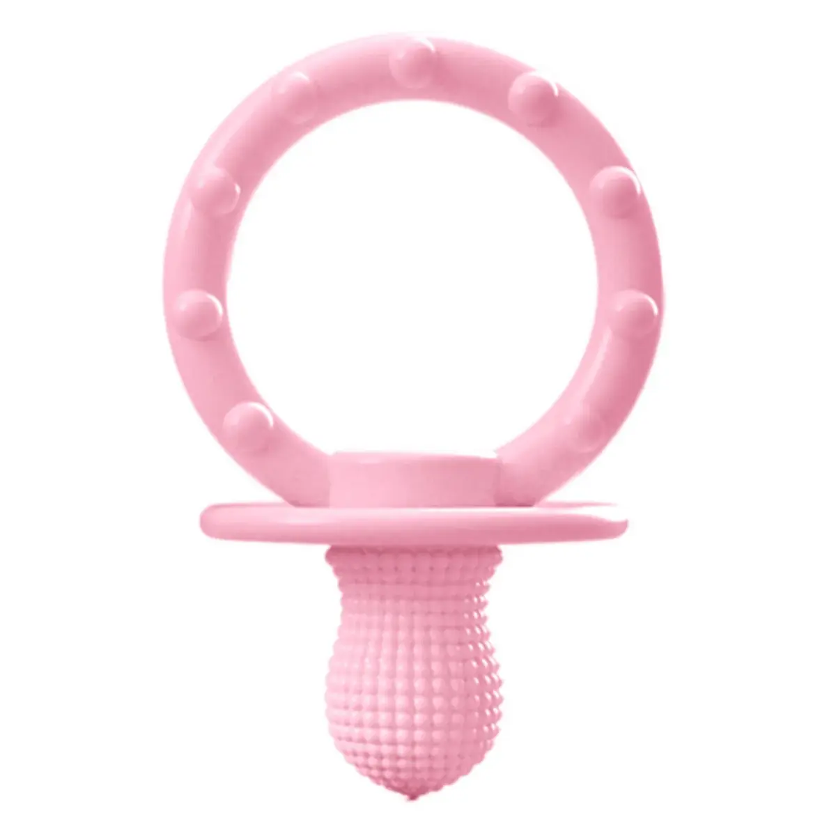 Oioi Silikon Diş Kaşıyıcı 3+ Ay Pinky Pink