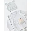 Bibaby Organik Hastane Çıkışı 5li Hug Me Bear Kar Melanj
