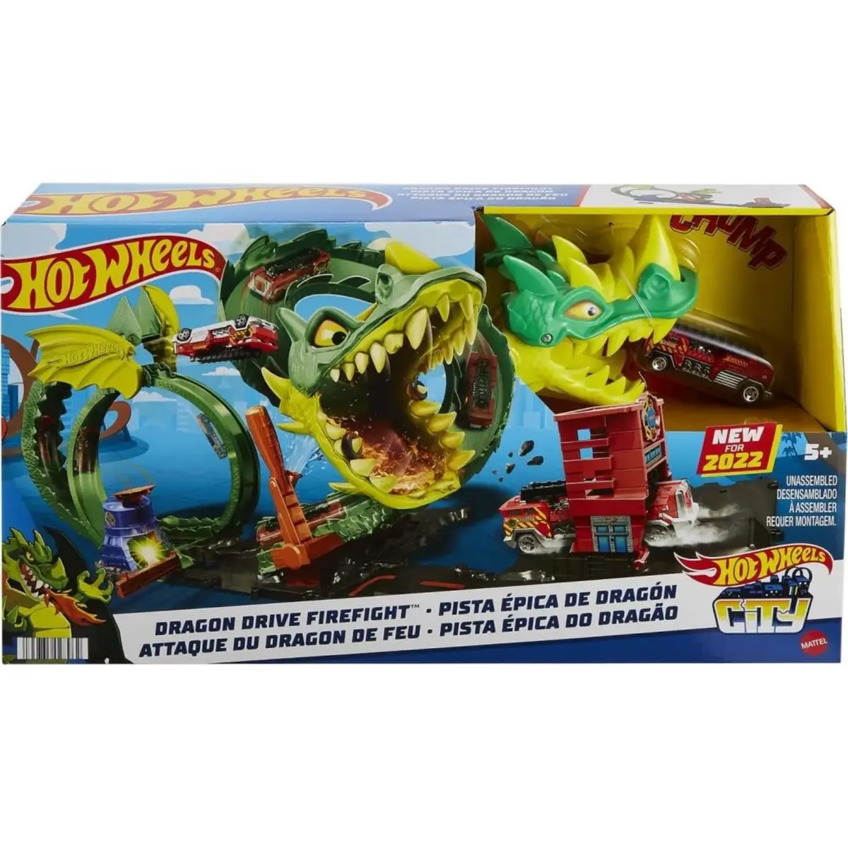 Hot Wheels Ejderha ile Müdacele Pisti