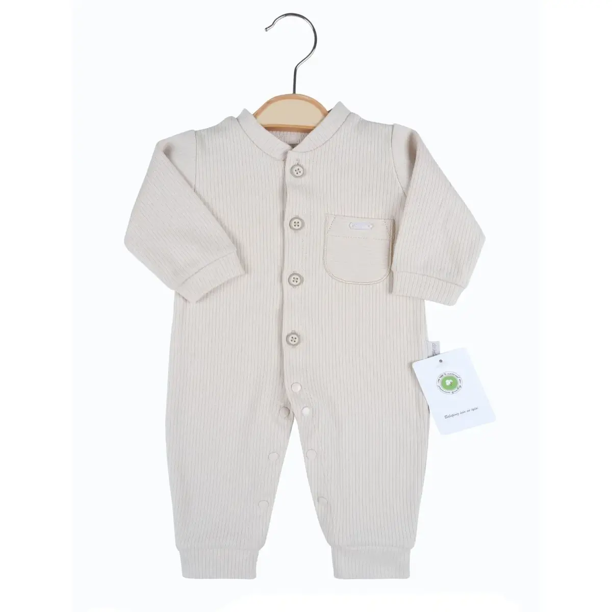 Ciccim Baby Tulum Cepli Ribanalı Krem  Ciccim Baby Tulum Cepli Ribanalı Krem