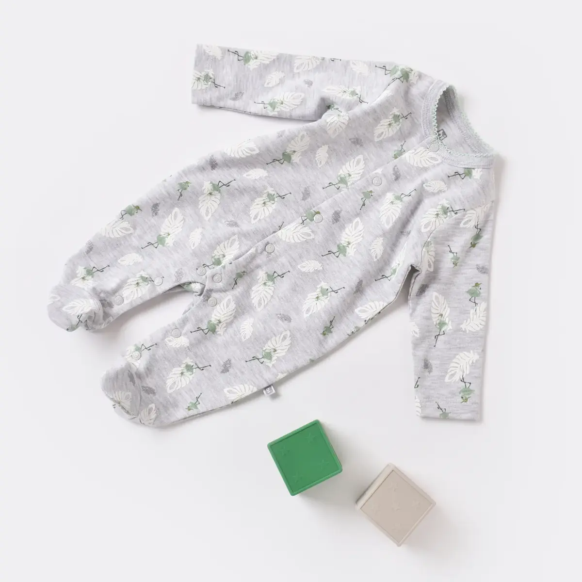 Bibaby Tulum Baby Flamingo Yeşil