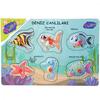 Playwood Ahşap Tutmalı Deniz Canlıları