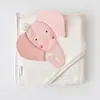 Bibaby Havlu Princess Elephant Ekru - Pembe