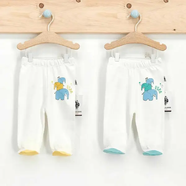 U.S Polo Pantolon Patikli 2li Krem