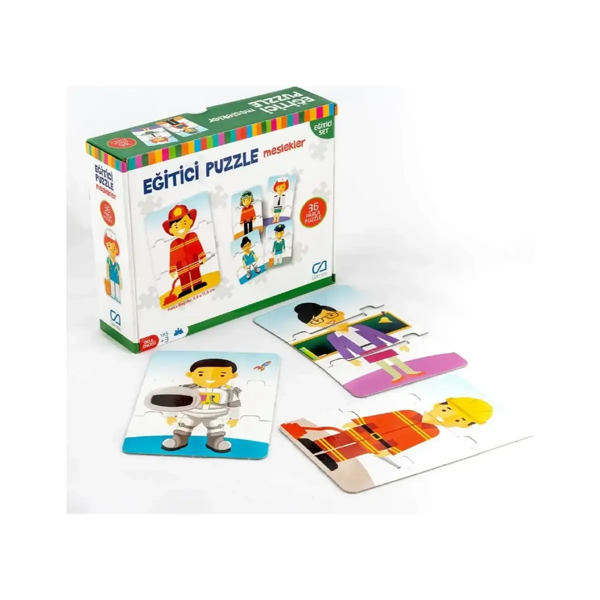 Ca Games Eğitici Puzzle - Meslekler