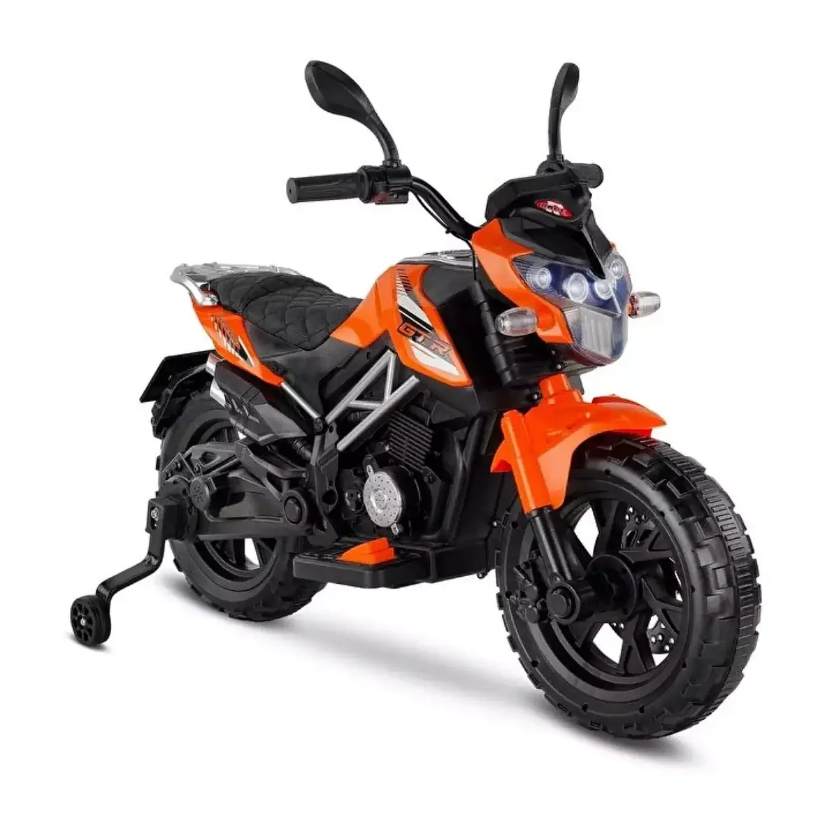 Babyhope 447 Motocross Akülü Motor 12V Turuncu