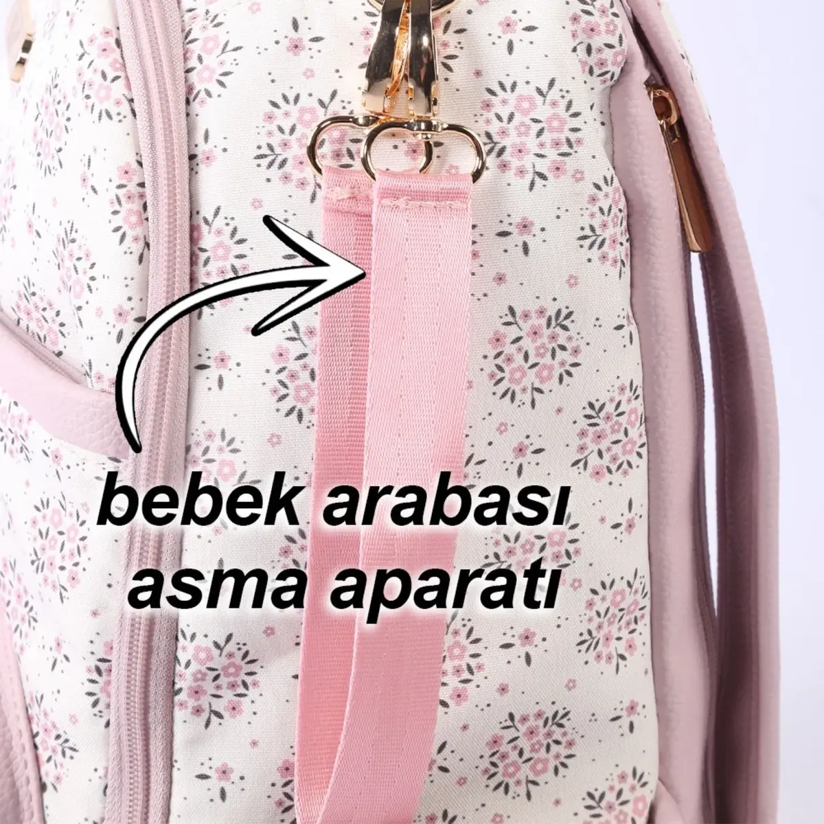 M&Y Collection Oeste Sırt Çantası Lila Çiçek