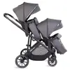 Kraft Dual İkiz Bebek Arabası Dark Grey