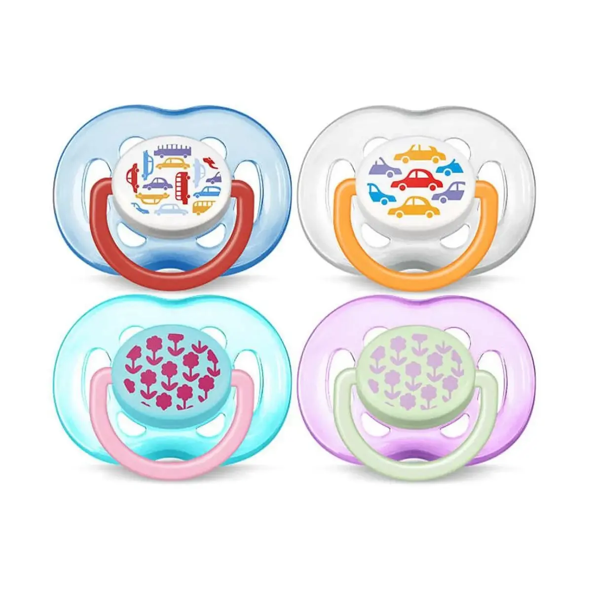Philips Avent SCF172/62 Silikon Emzik 2li 6+ Ay Desenli