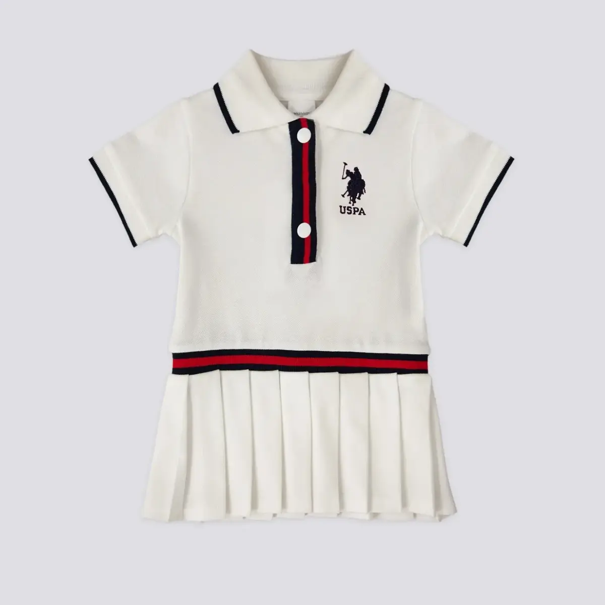 U.S. Polo Elbise Krem