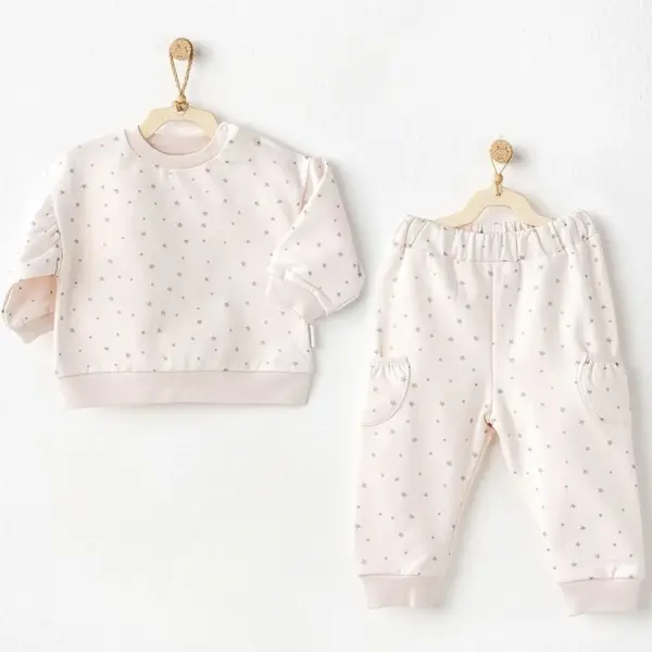 Andy Wawa 2li Takım Sweet Penguin Ekru