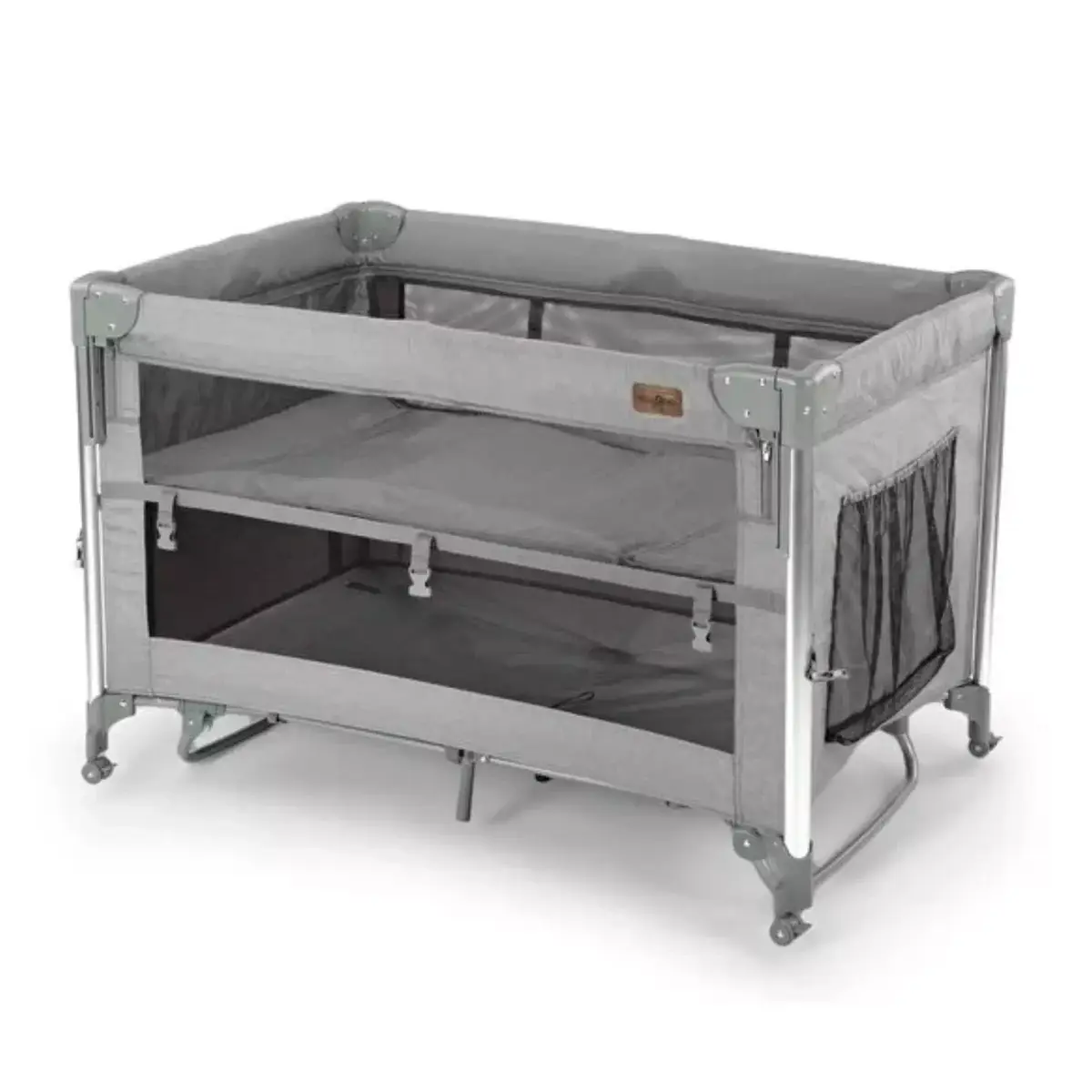 Baby2Go Luna Anne Yanı Oyun Parkı 70x110 cm Gri