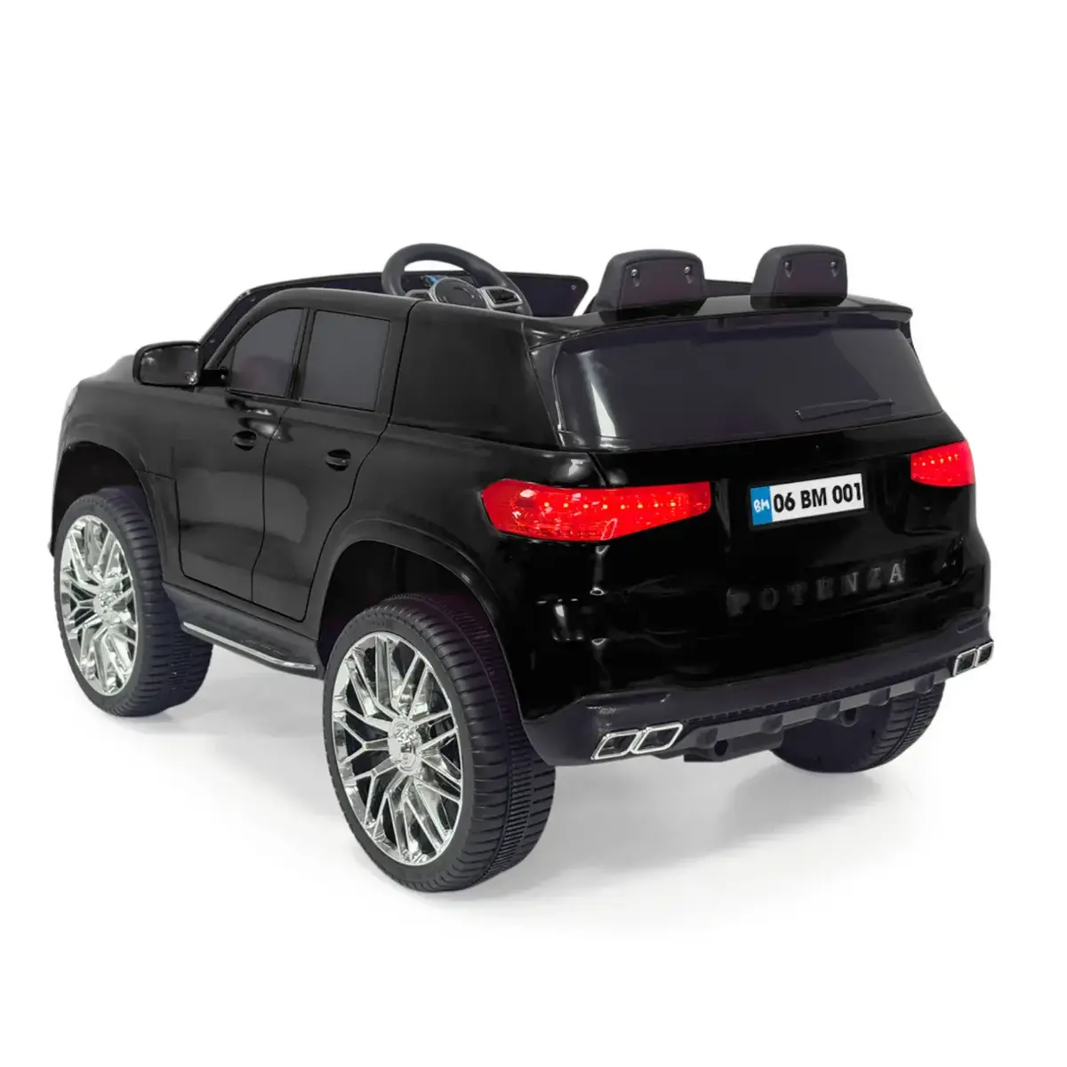 Potenza Akülü Araba Kumandalı 4*2 12 Volt Siyah