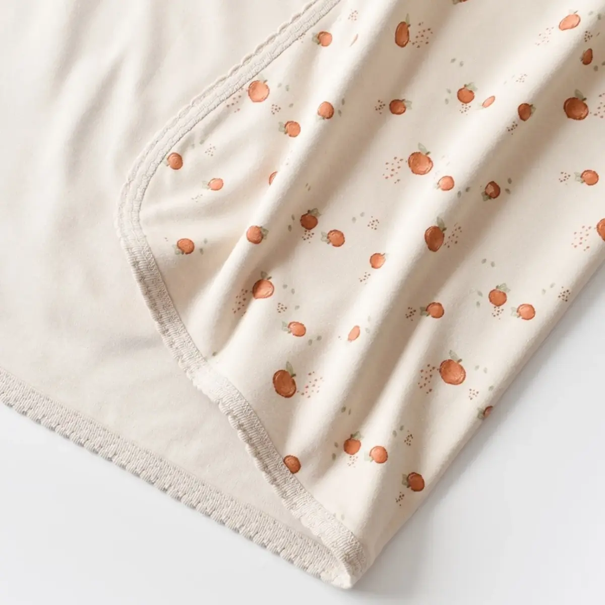 Bibaby Organik Battaniye Summer Fruit Light Cream